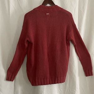 Billabong terracotta long cardigan, XS